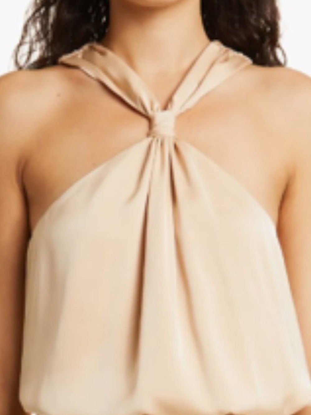 Ramy Brook Cream Halter Top